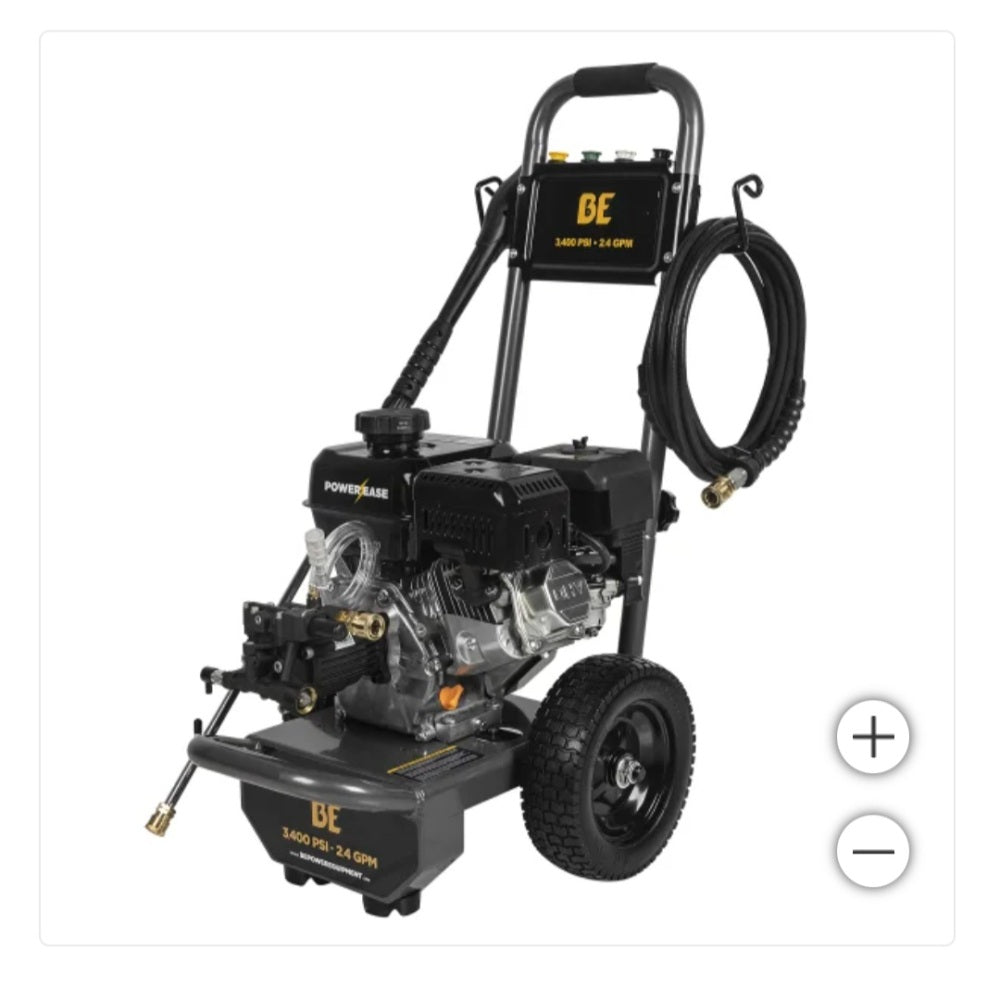 3400 PSI 2.4 GPM Gas Pressure Washer 3400 PSI 2.4 GPM Gas Pressure Washer